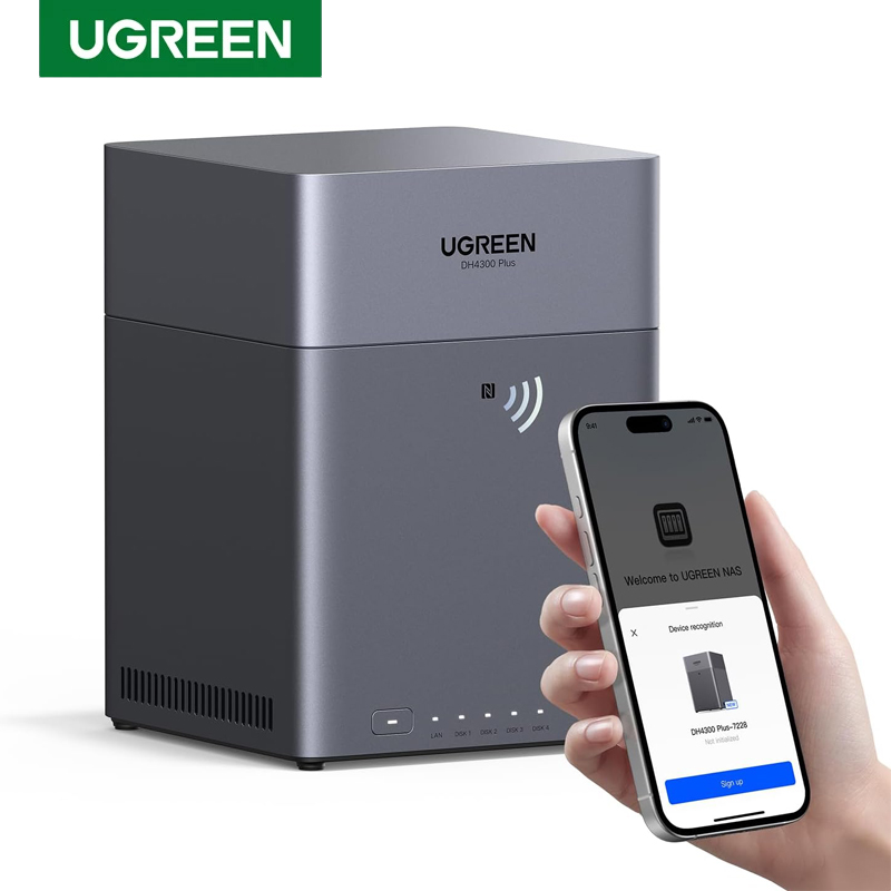Khadas Vim4 8Gb - UGREEN NAS DH4300 Plus Capacità di